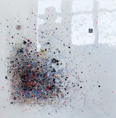 Photo of painting by the artist