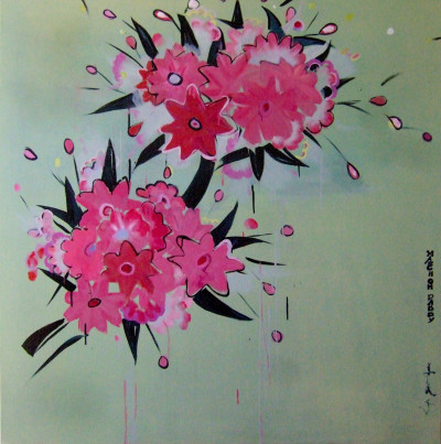 Photo of painting by the artist