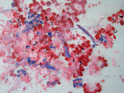 Photo of painting by the artist