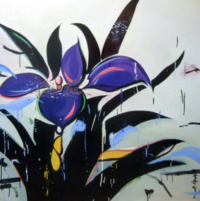 Photo of painting by the artist