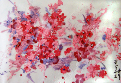 Photo of painting by the artist