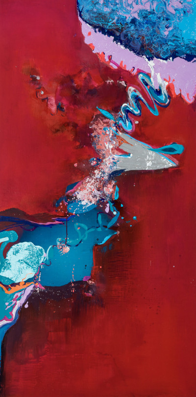 Photo of painting by the artist