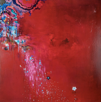 Photo of painting by the artist