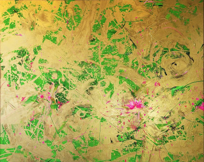 Photo of painting by the artist