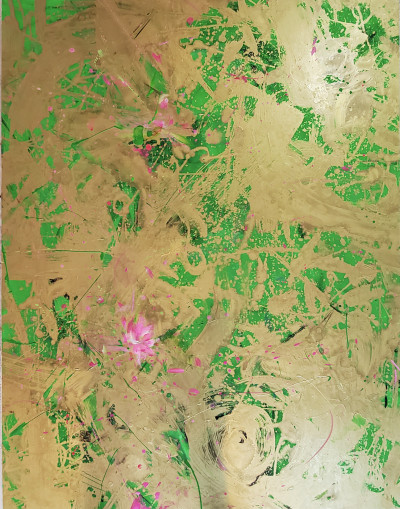 Photo of painting by the artist