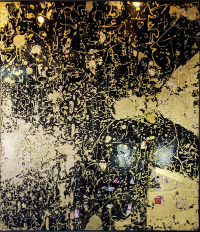 Photo of painting by the artist