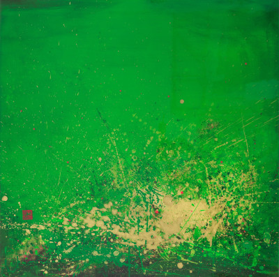 Photo of painting by the artist